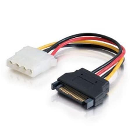 Fasttrack 6In 15-Pin Serial Ata Male To Lp4 Female Power Cable FA131608